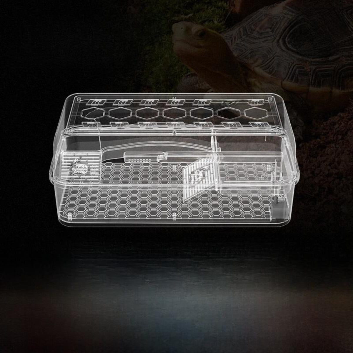 Acrylic Turtle Habitat with Purifier and Rainfall Filtration