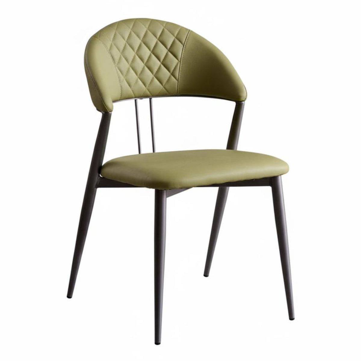 Upholstered Shell Chair Nordic Appearance Accent Furniture Light Luxury Stylish Easy Assembly for Homeowners, Kitchen
