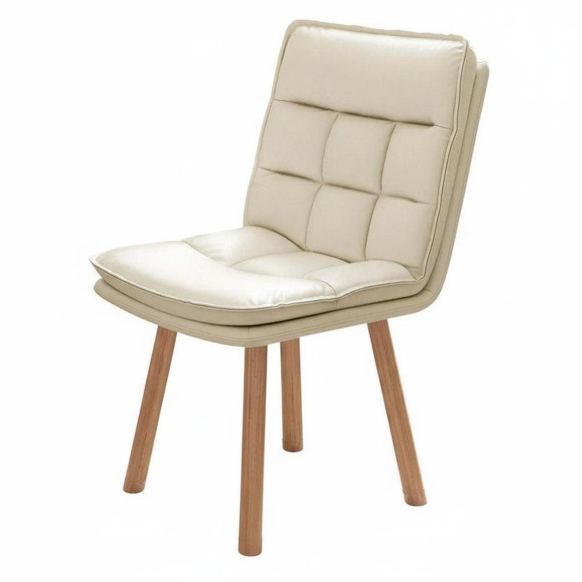 Wooden Rolling Chair Curved Backrest Office Furniture Ergonomic Design