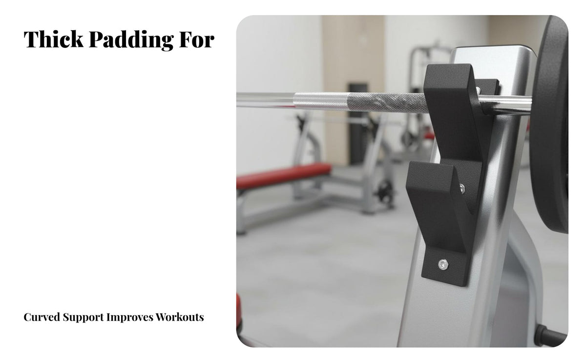 Multifunctional Flat Bench Press Rack Long-Lasting Steel Frame Bench Press Rack Thick Padded Cushion Multi-Functional Barbell Stand Commercial Grade for Weightlifters, Bodybuilders, Home Gym