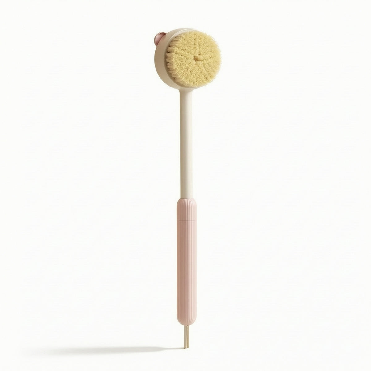 Two-in-Onepurpose Long-Handled Bath Brush Waterproof Bath Brush with Hanging Loop Gentle Back Scrubber Skin-Friendly for Shower