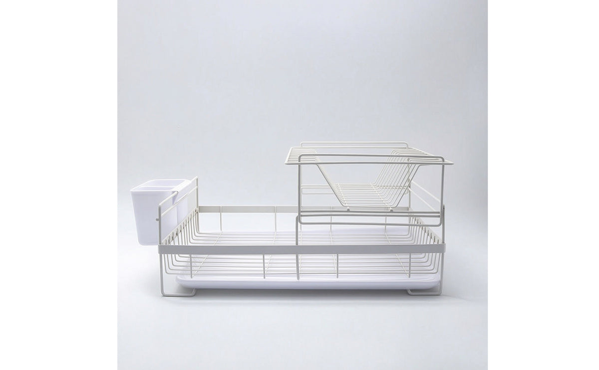 Dish Drain Rack with Tray Rust Resistant Dish Drain Rack Large Capacity Kitchenware for Small Households, Rv