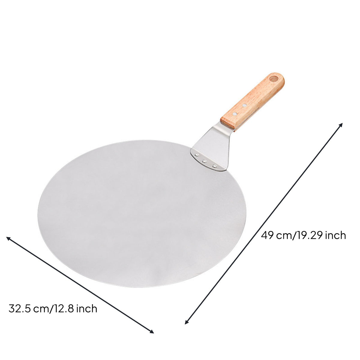 Pizza Peel Food-Grade Material Pizza Transfer Peel Easy to Clean Cooking Tool for Oven