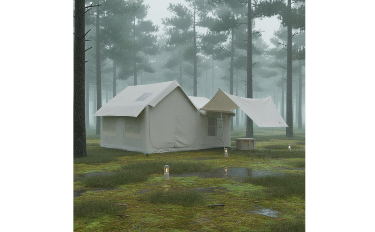Inflatable Camping Tent Luxury Inflatable Tent Spacious for Families, Campers, Comfort Camping