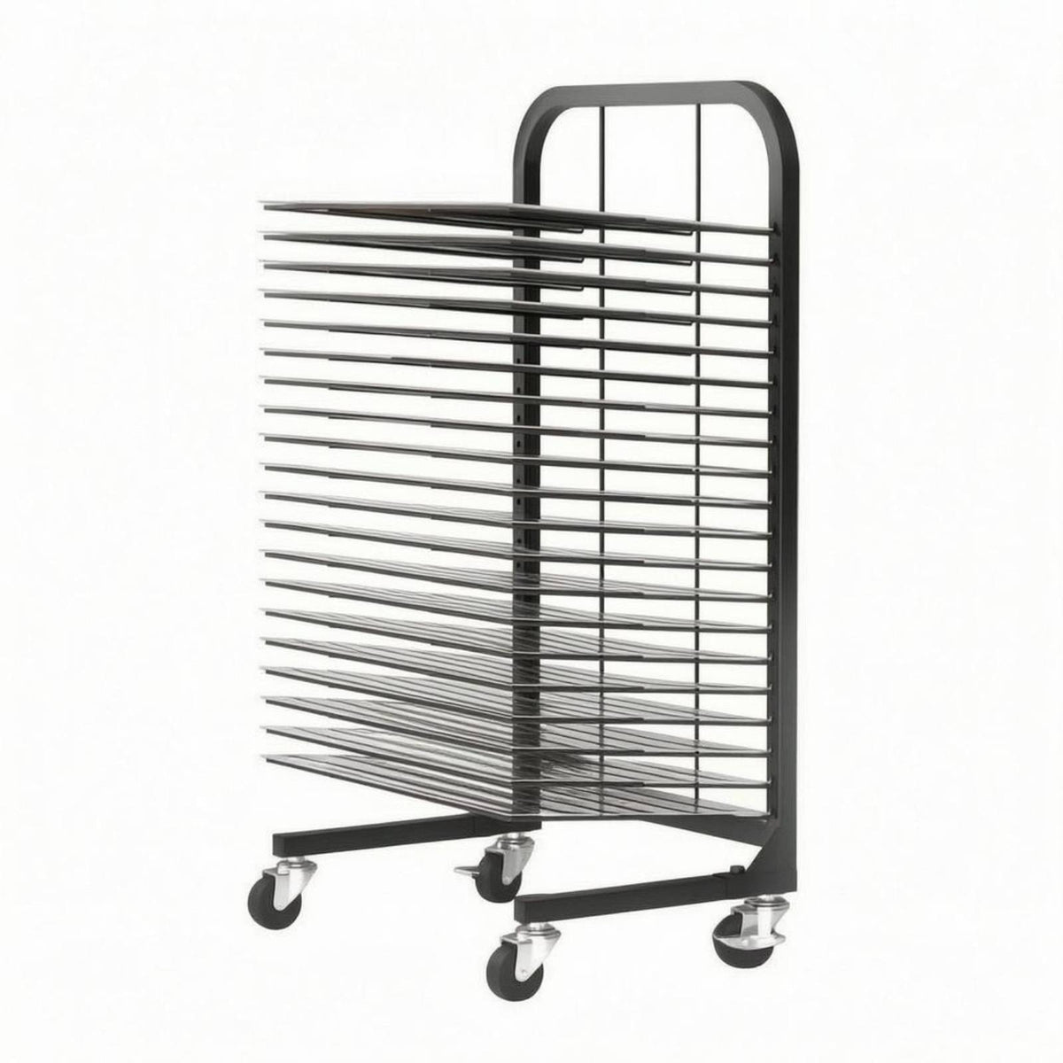 Art Drying Artwork Rounded Handle Art Drying Rack Mobile