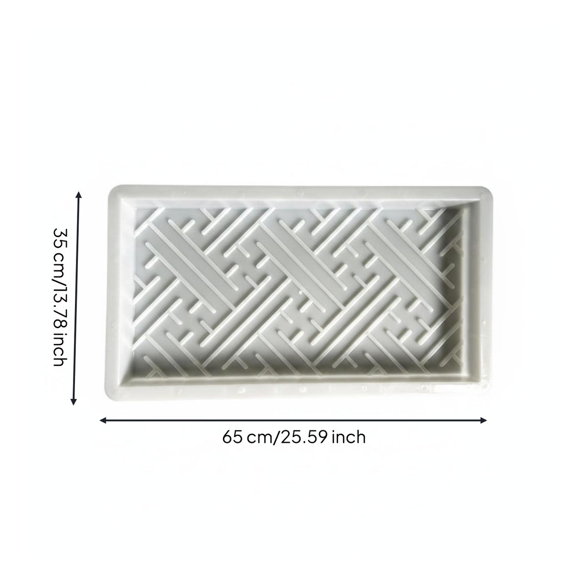 Stepping-Stone Form Embossed Paving Stone Form Shallow Outdoor Building