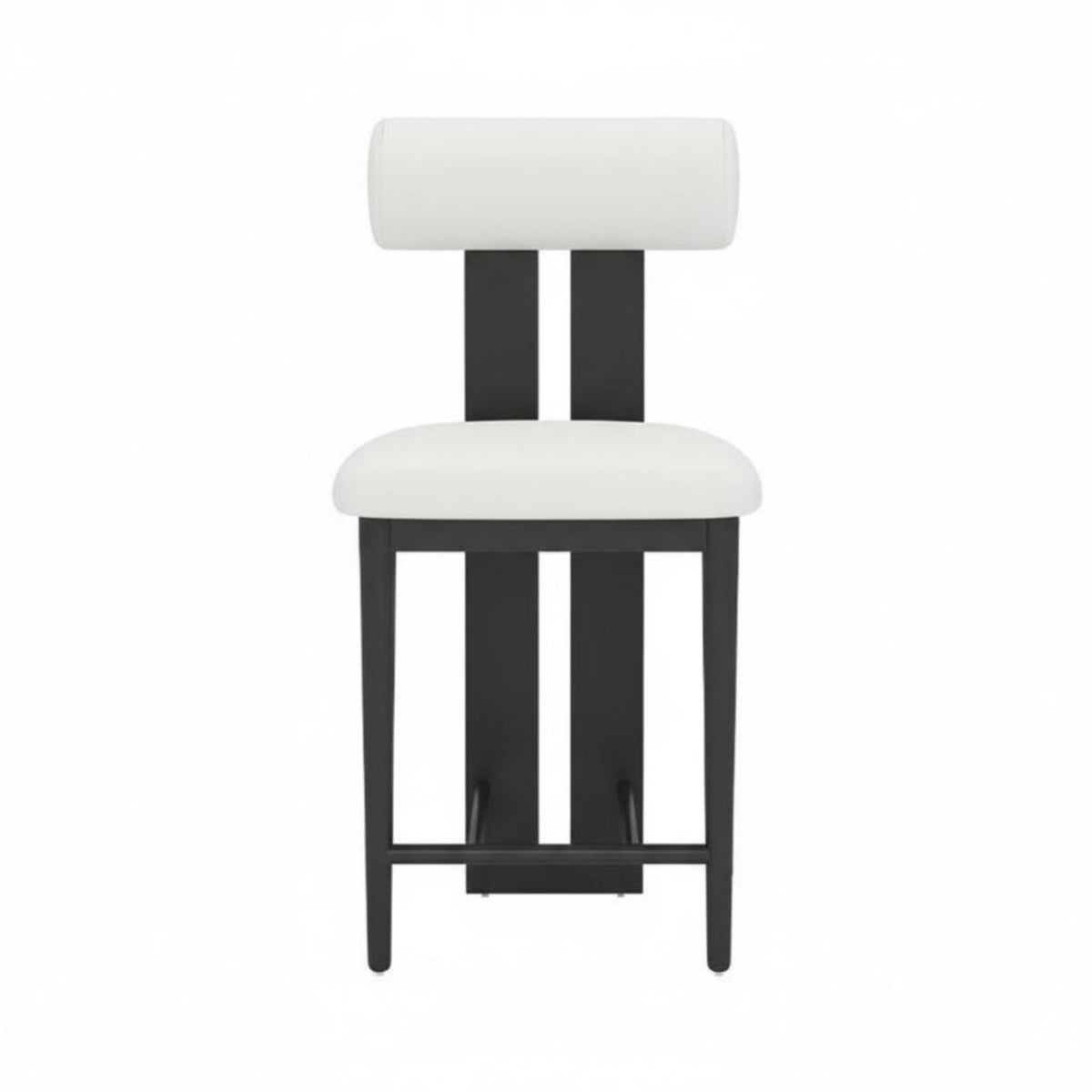 Hippo-Shaped Rearrest Stool Playful Creature Bar Design Chair Integrated Footrest Curved Rear Assistance for Homeowners, Cafe