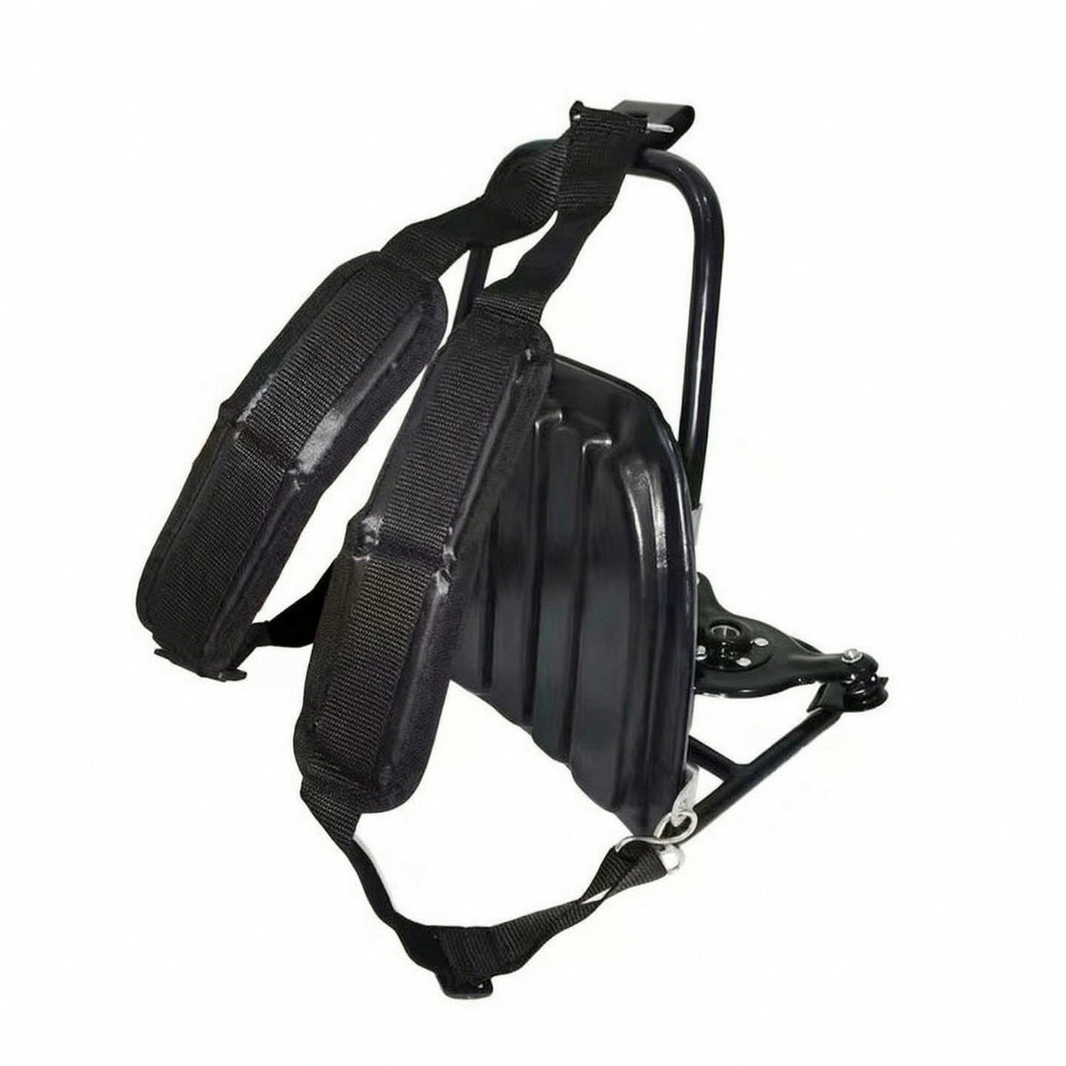 Backpack Brush Frame Cylindrical Metal for Yard Maintenance, Landscapers