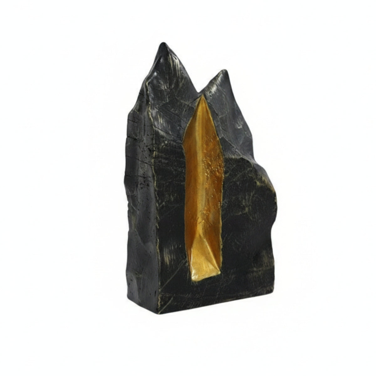 Abstract Sculpture Luxury Sculpture with Base Bold Abstract Statue for Bookshelf