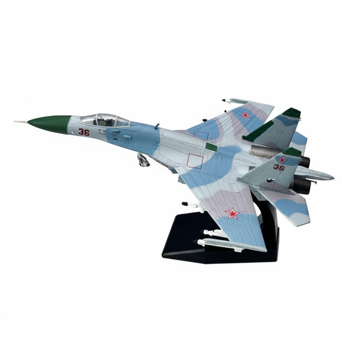 su27 Fighter Jet Model Detailed 1:100 Scale Airplane Model Display Aircraft for Collectors