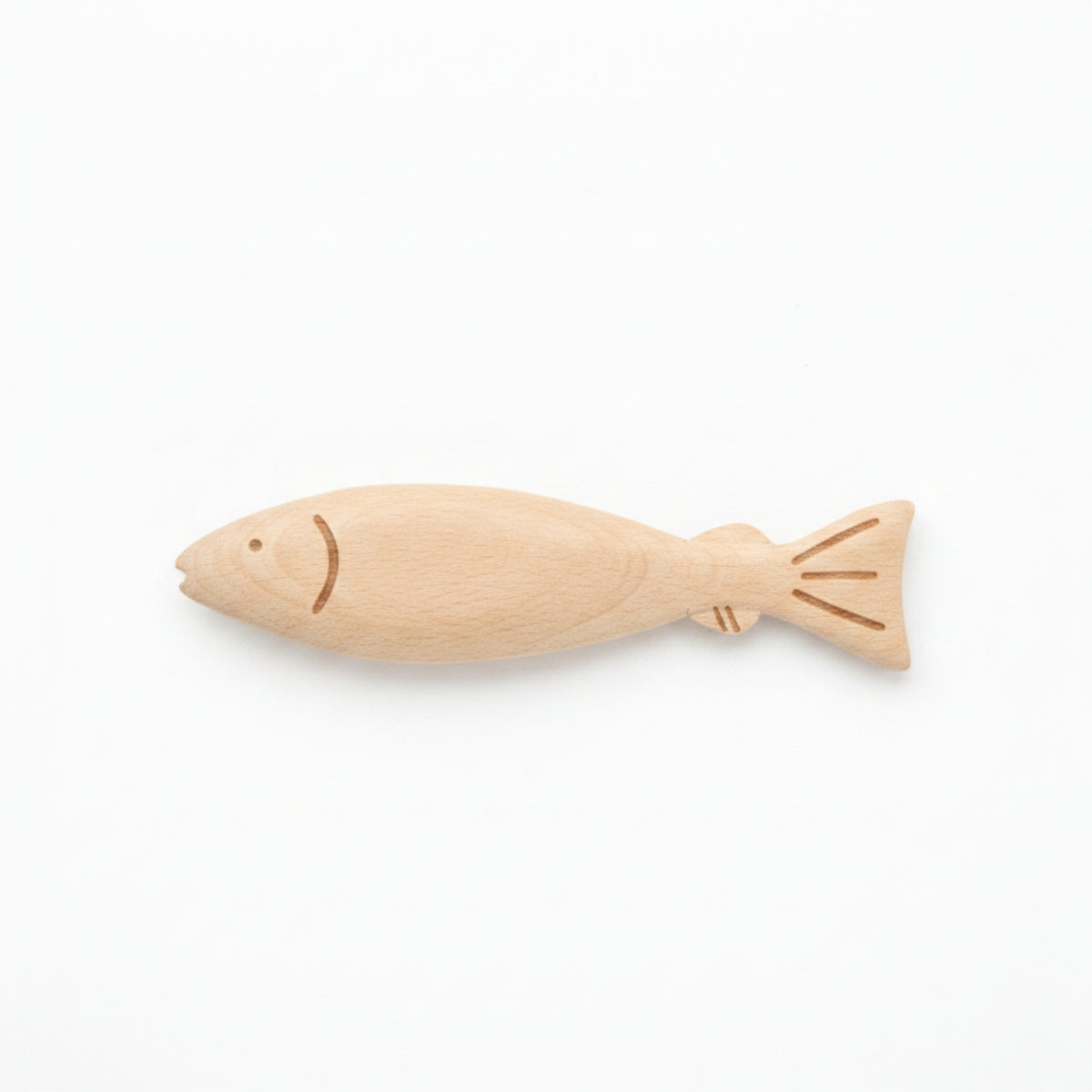 Wooden Fish Ornament Matte Natural Wood Hand Carved Wooden Ornament Nautical Fish Sculpture Lightweight Suitable for Living Room Entryway Creative Display Area