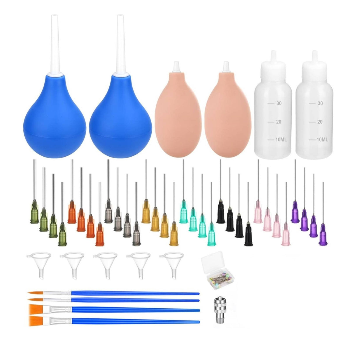 Controlled-Dispersion Needle Tip Applicator Bottle Detailed Needle Tip Press Bottle Reusable Tool Easy to Use for Ceramic Glazing