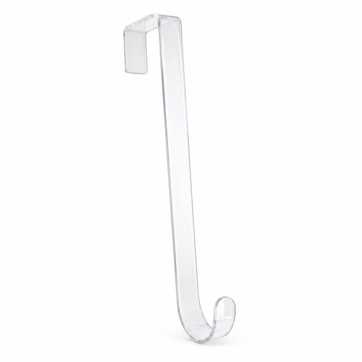 Transparent Door Hook Plastic Wreath Hook Sturdy Smooth