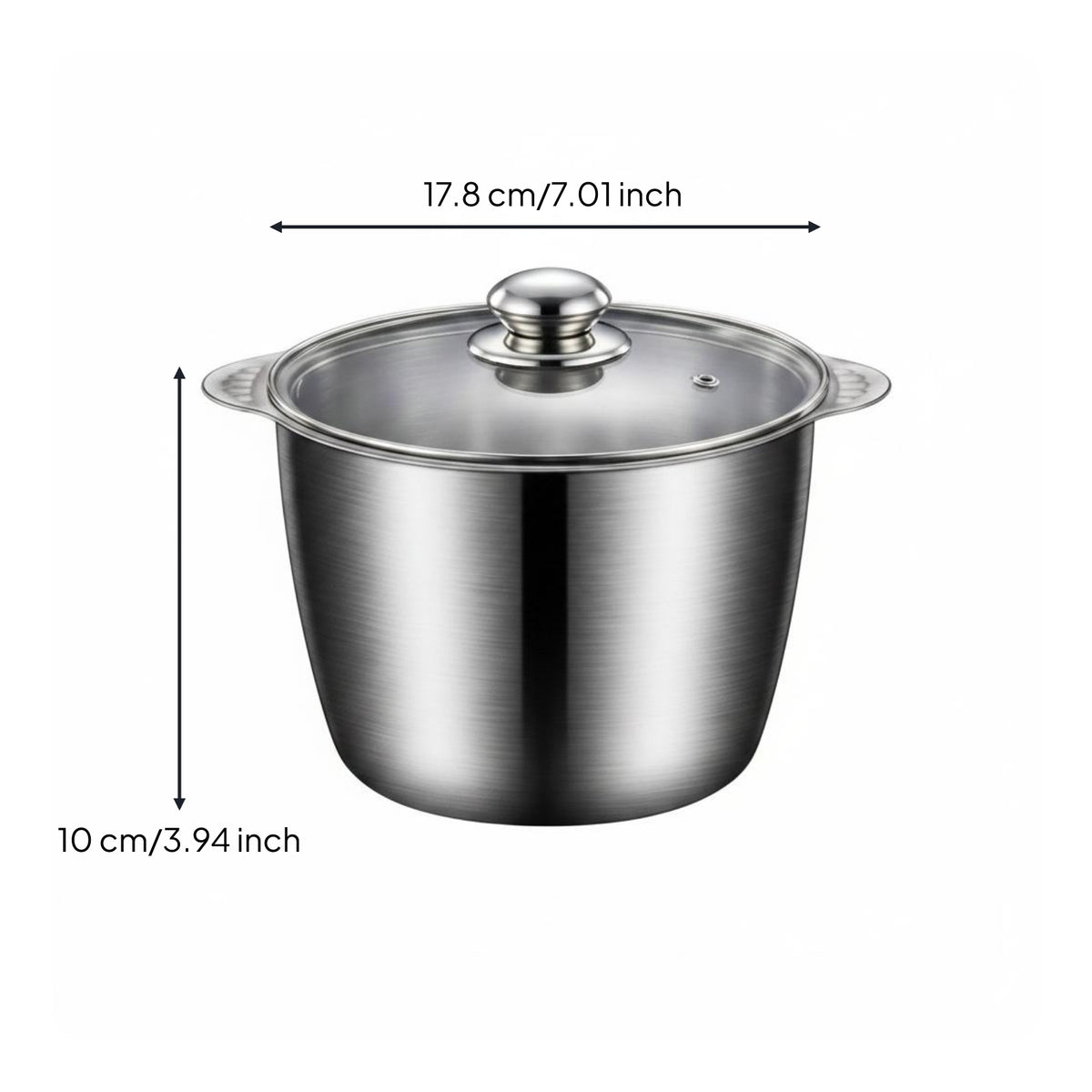 Lard Pot Side Handles Kitchen Holder Easy to Clean