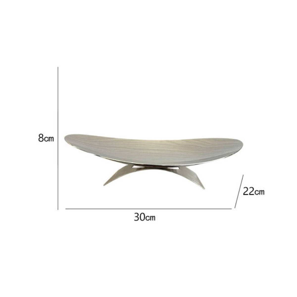 Stainless Steel Fruit Tray Minimalist Home Decor Sculptural