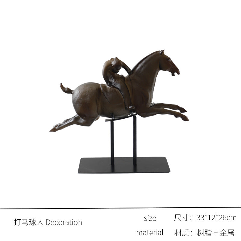 Playing Polo-black