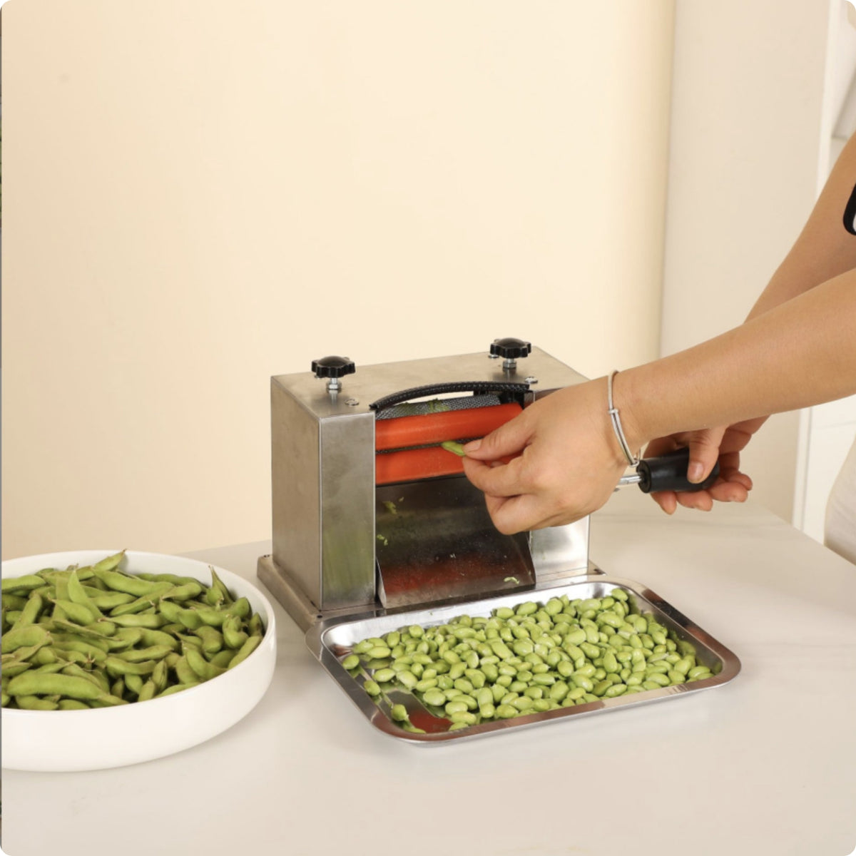 Edamame Shelling Machine Professional Grade Edamame Sheller Easy to Use