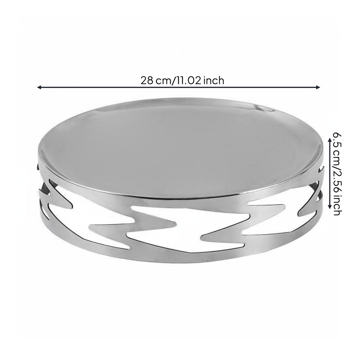 Decorative Tray Easy to Display Decorative Fruit Tray Raised Household Decor for Entrance, Living Room, Sales Office