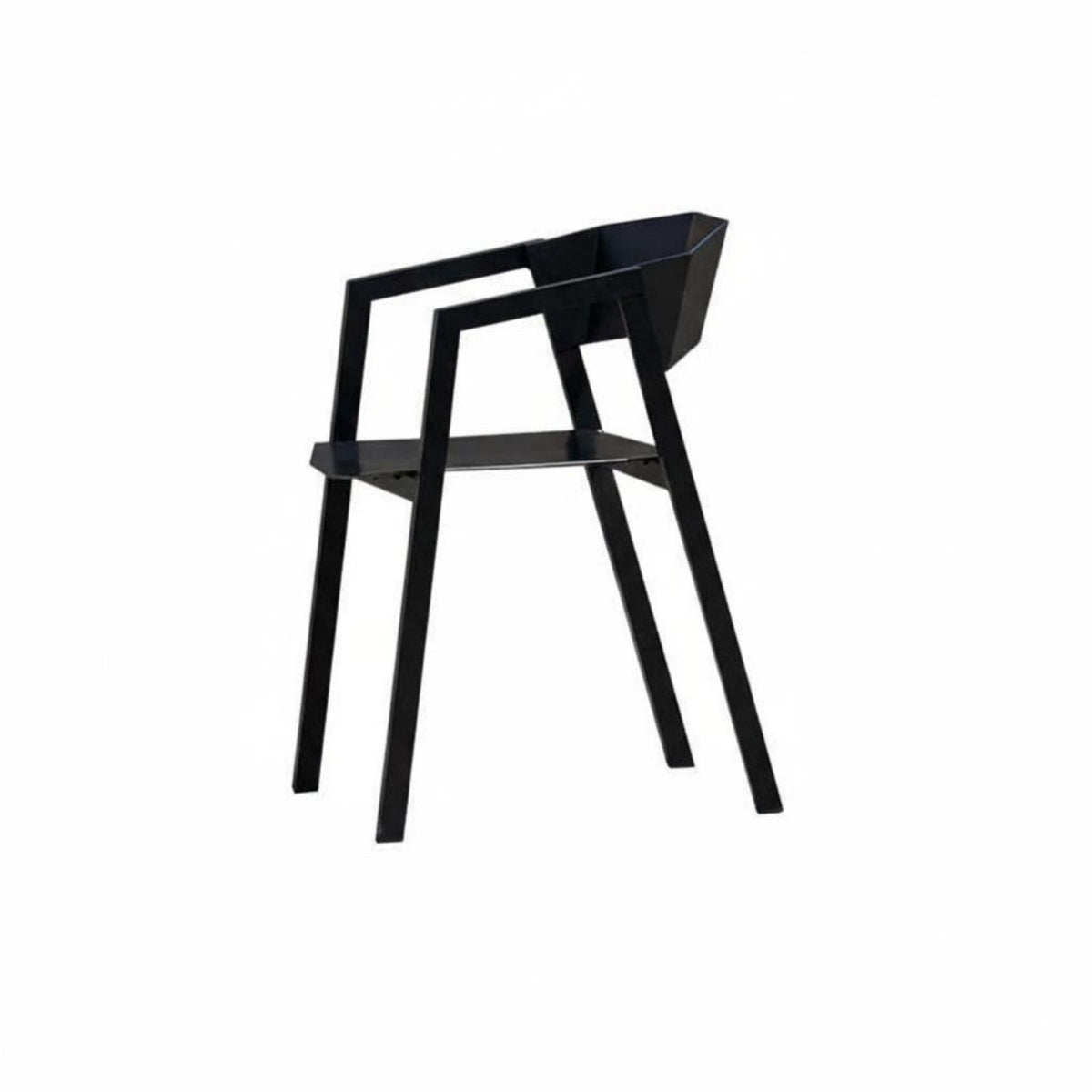 Minimalist Backrest Chair utilitarian design Modern Dining Chair Sturdy Metal Legs Easy Assembly for Business Owners, Restaurant