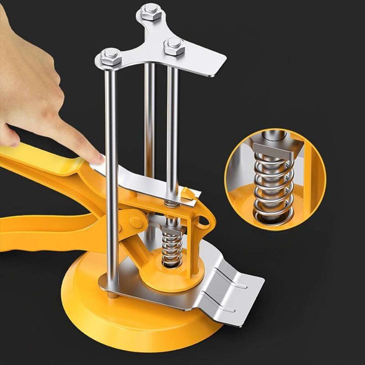 Adjustable Height Lifter Tool for Furniture Installation