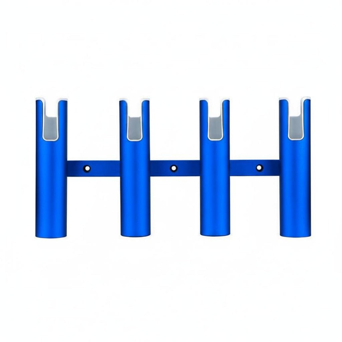 4-Rod Boat Rack Marine Grade 4-Tube Fishing Rod Holder Easy Installation Aluminum Fishing Pole Rack for Anglers, Yacht, Garage, Truck