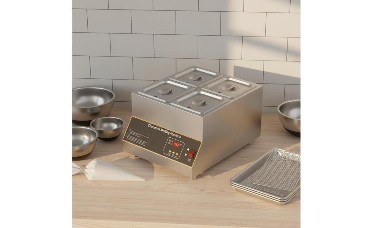 Hot Air Chocolate Melting Machine Water-Free Needed Dry Heat Chocolate Melter Food Heating Equipment Easy to Use Kitchen