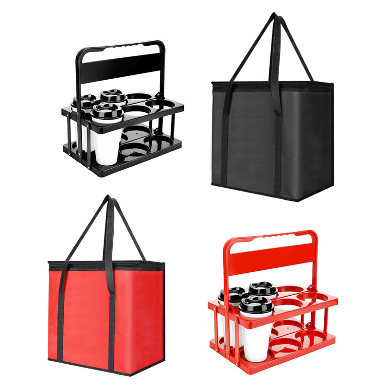 Foldable Insulated Carrier Bag for 6 Bottles