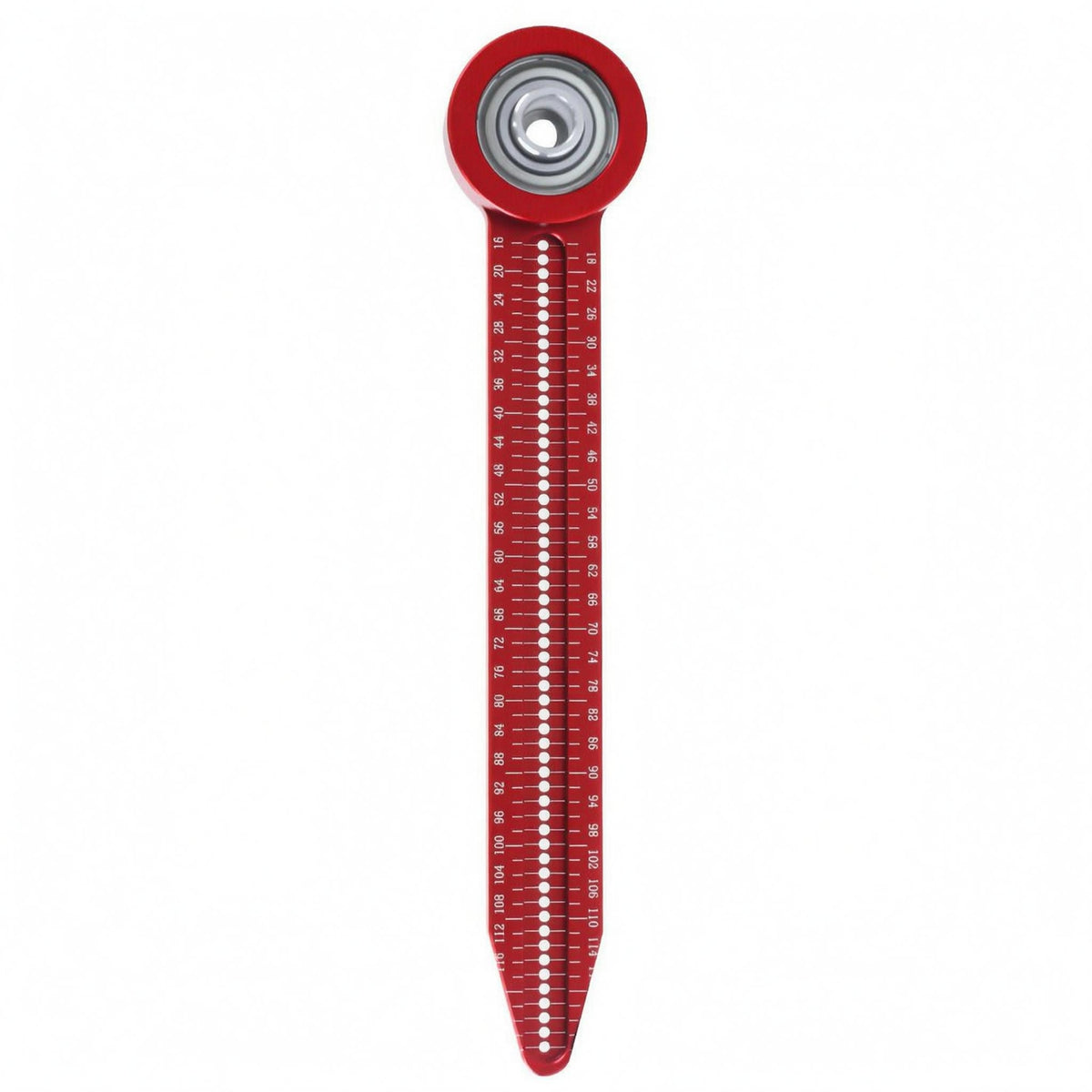 Circle-Drawing Ruler Printed Scale Markings Metal Center Point Ruler