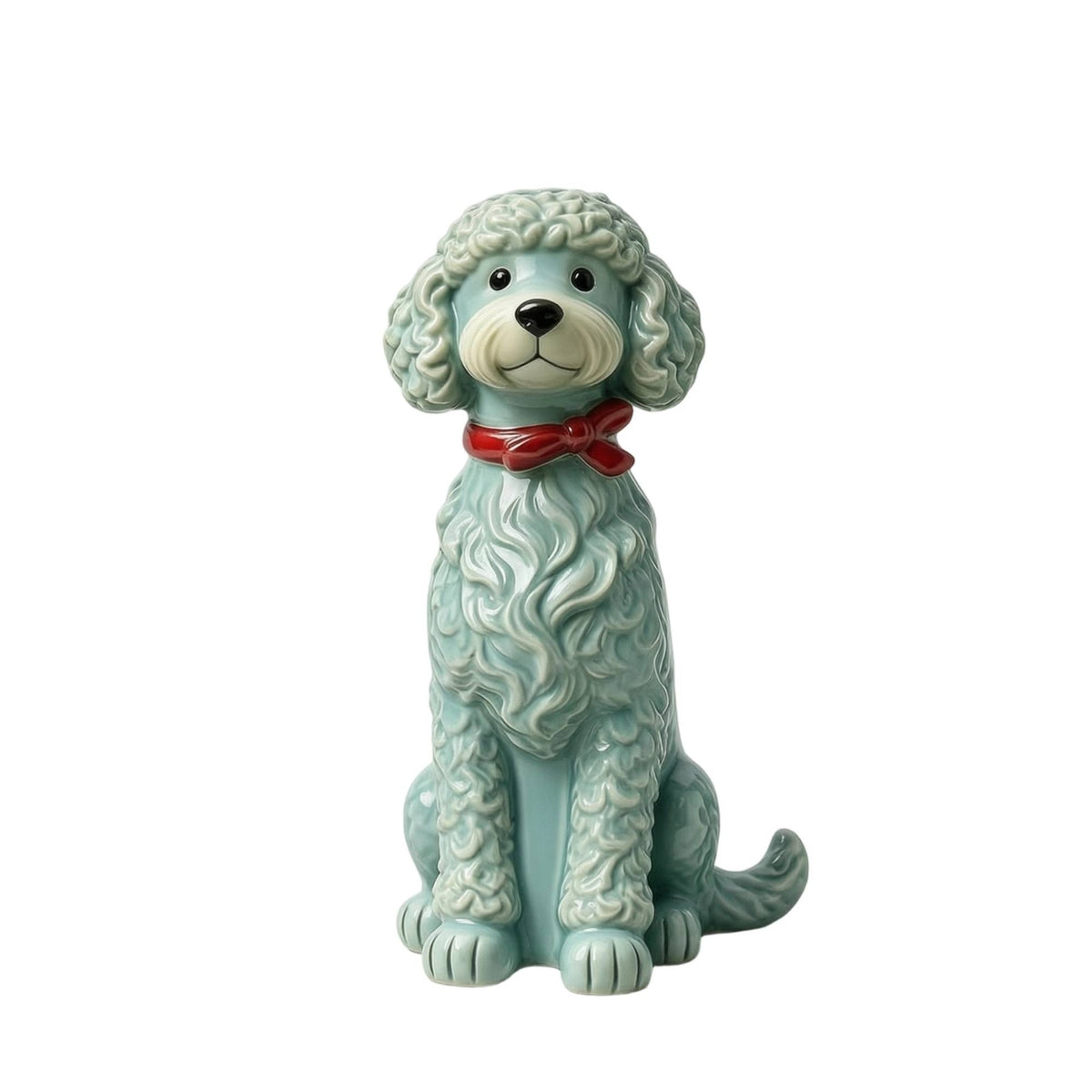 Dog Sculpture Vase Sculpted Dog Vase Decorative for Living Room