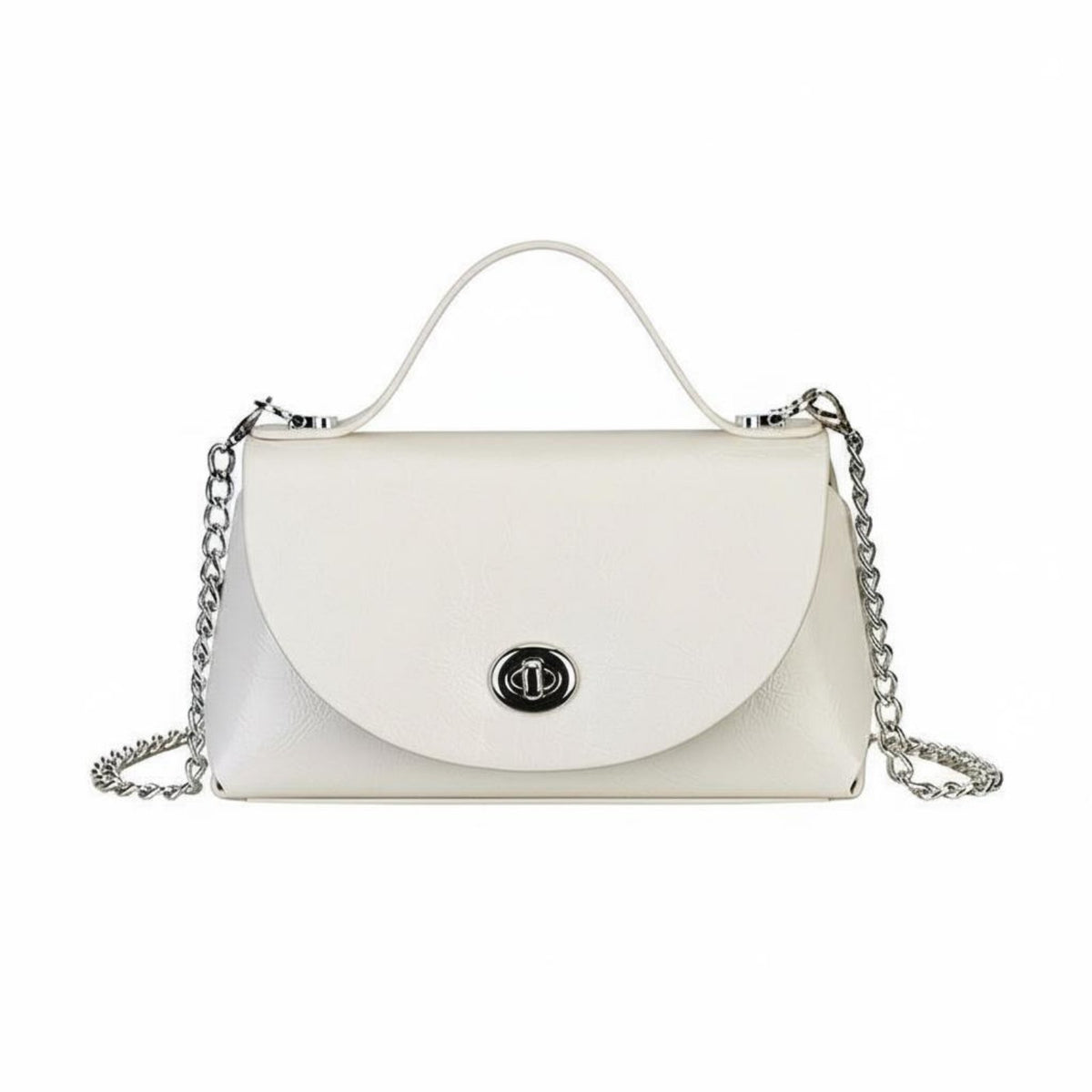 Chain Strap Crossbody Purse Timeless Fashion Mini Top Handle Bag Lightweight