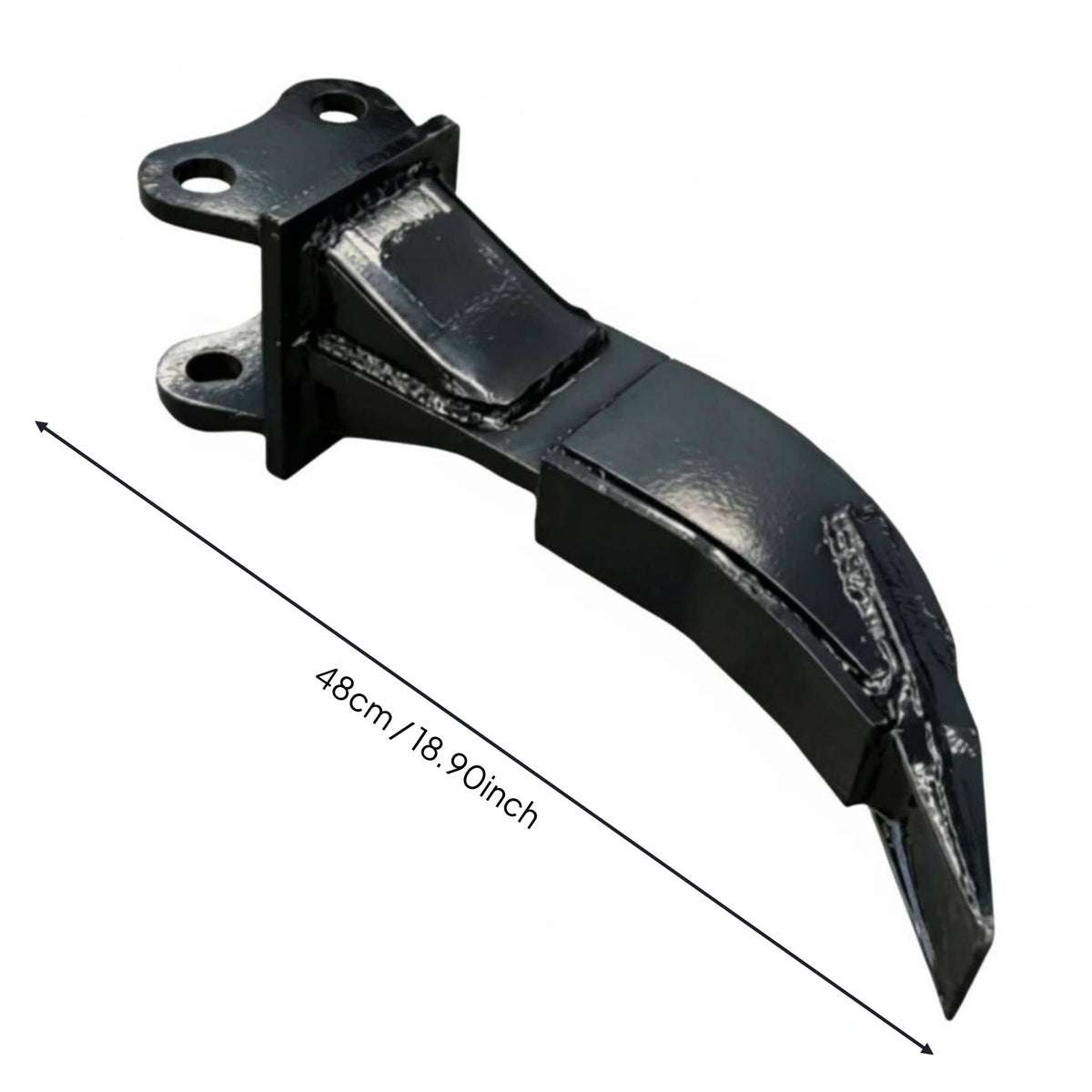 Excavator Ripper Coated Finish Construction Equipment Black Metal