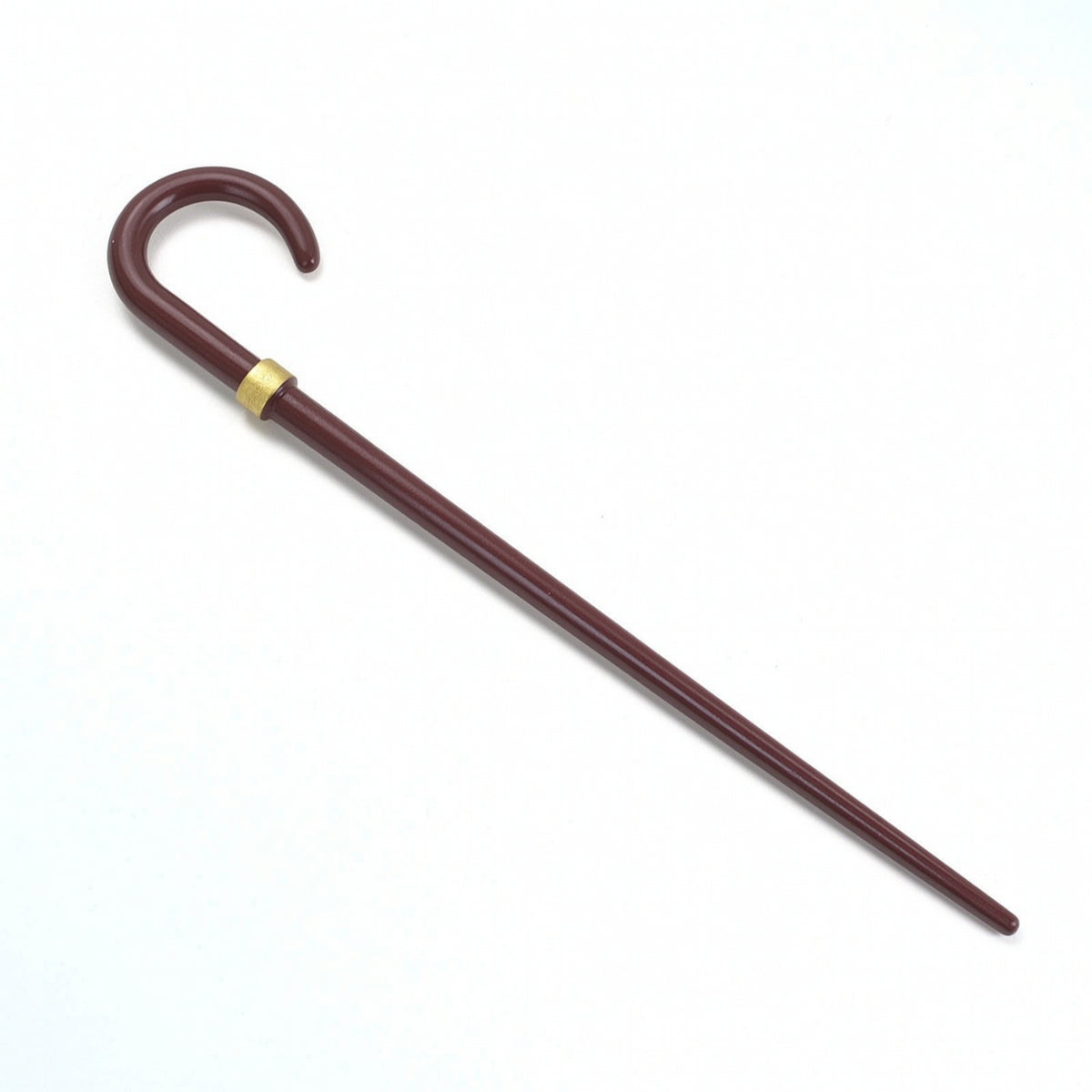 Decorative Dollhouse Cane Retro Miniature Cane Slender Dollhouse Walking Stick Alloy for Collectors