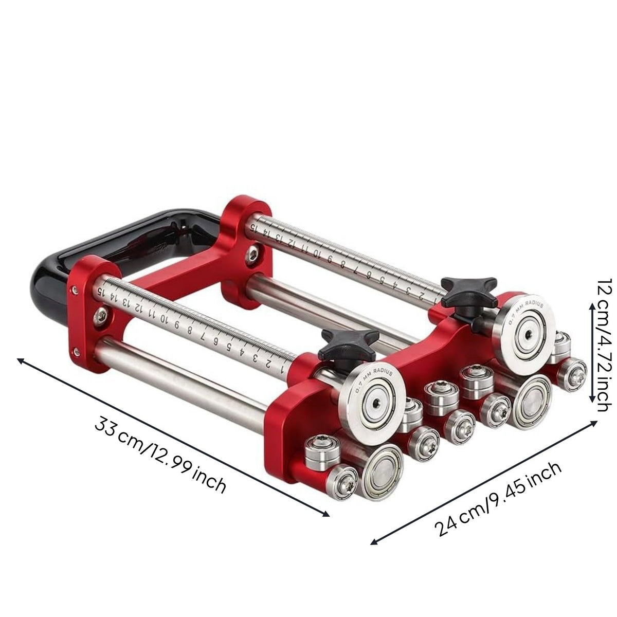 Metal Folding Machine Lightweight Roofing Seam Roller Highly Portable