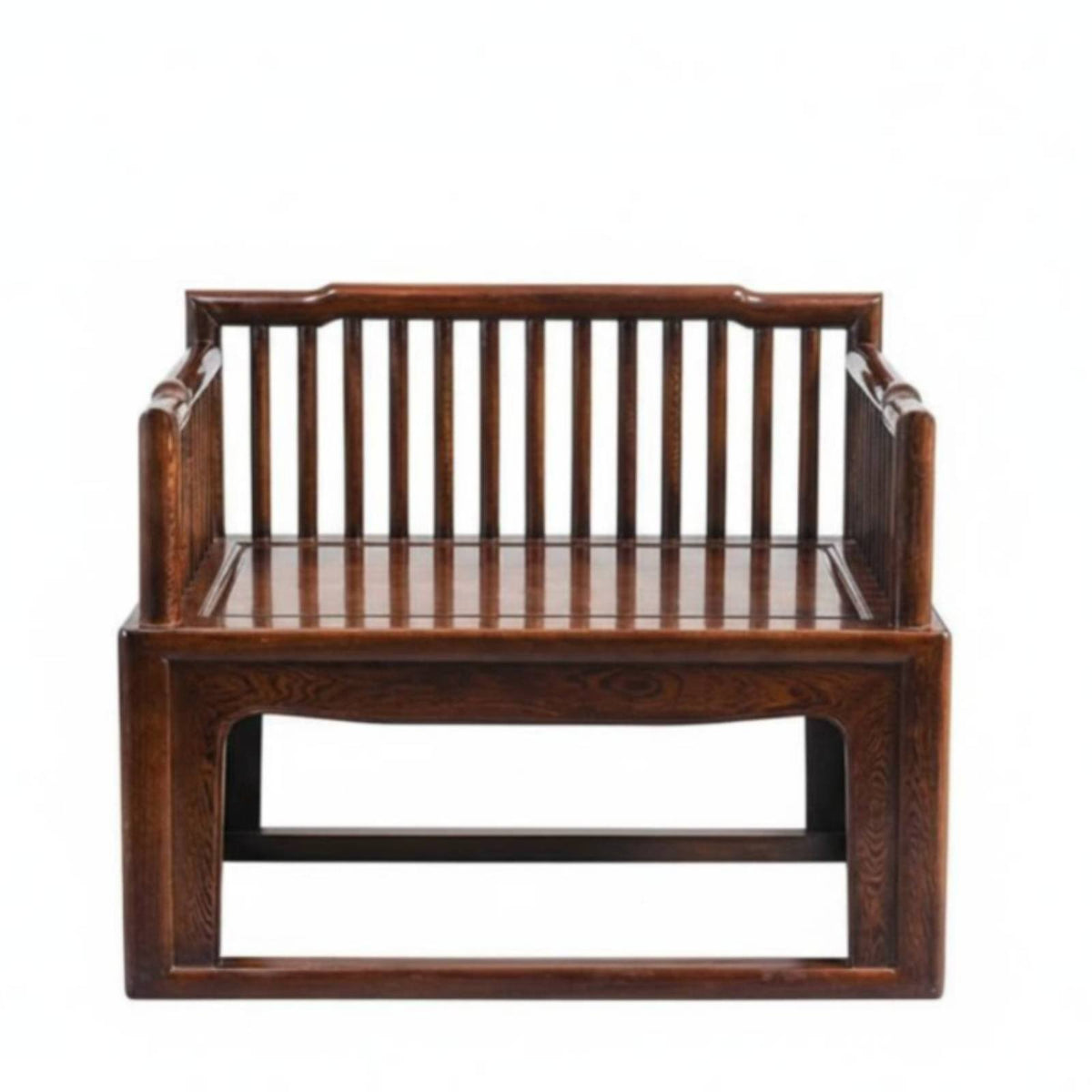 Lowheight Meditative Armchair New Chinese Design Meditation Seat Sturdy Wood Construction Anti-Skid Bottom for Adults, Bedroom