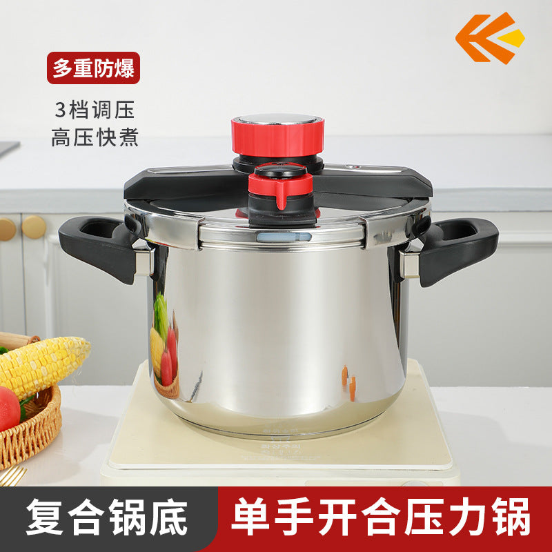 304 Stainless Steel Pressure Cooker for Induction Cooktops