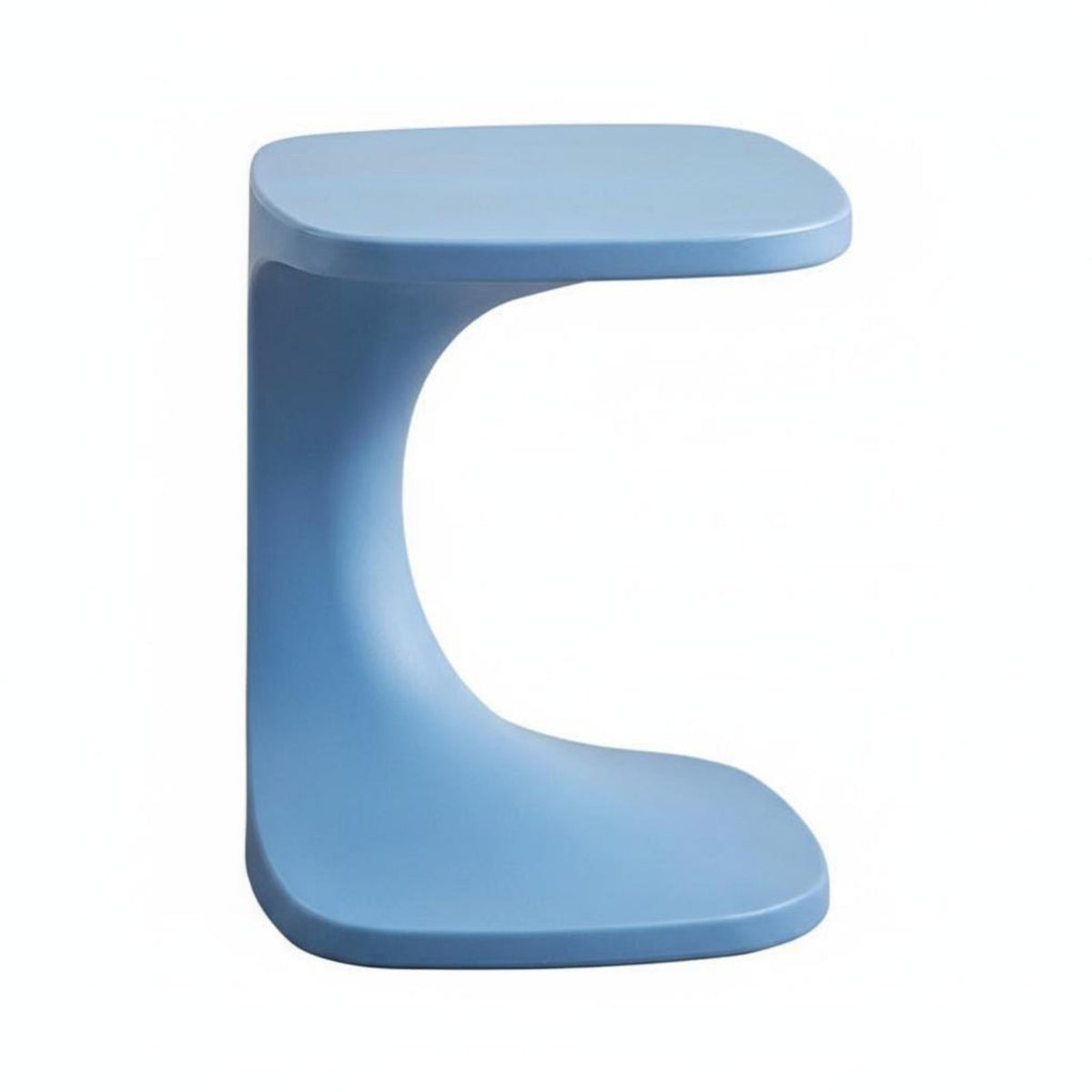 S-Shaped End Table Nordic Design S-Shaped Accent Table Creative Shape for Office