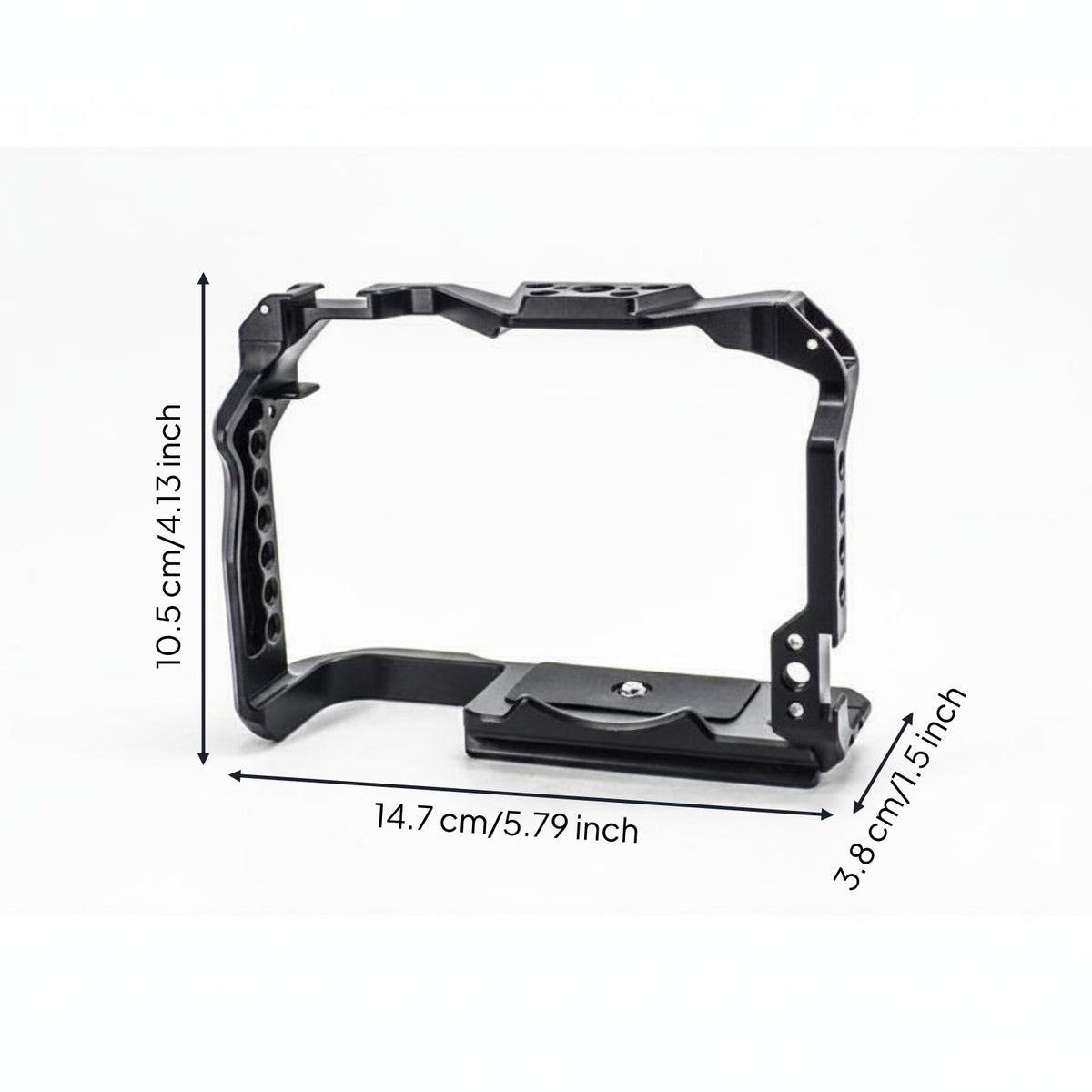 Brand Photography System Cage Lightweight Photography System Camera Rig CNC Machined Aluminum Camera Cage for Filming