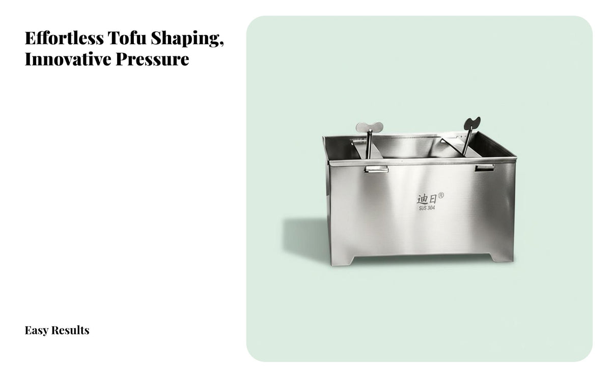 Food-Grade Stainless Steel Tofu Mold Long-Lasting Homemade Tofu Creator without Paneer Press Mold Easy to Use for Vegetarians, Home Cooks, Health Enthusiasts, Meal Planning
