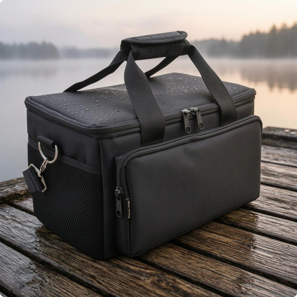 Fishing Tackle Bag Padded Insulated Tackle Bag Adjustable Shoulder Strap