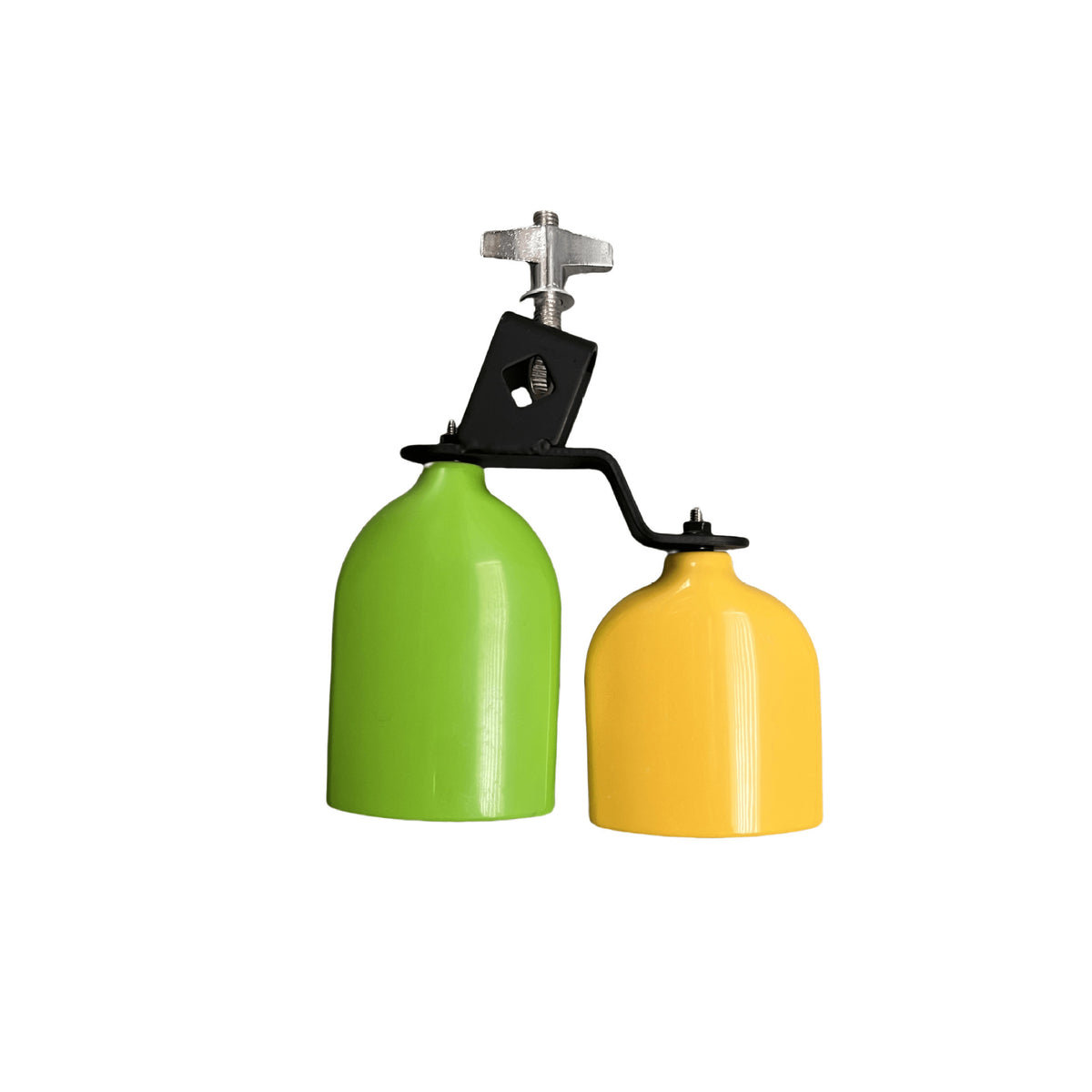 Plastic Cowbell with Dual-Tone High and Low Pitch