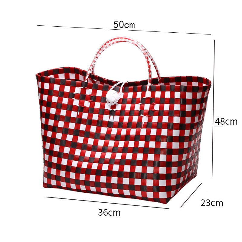 Black Red Plaid / L