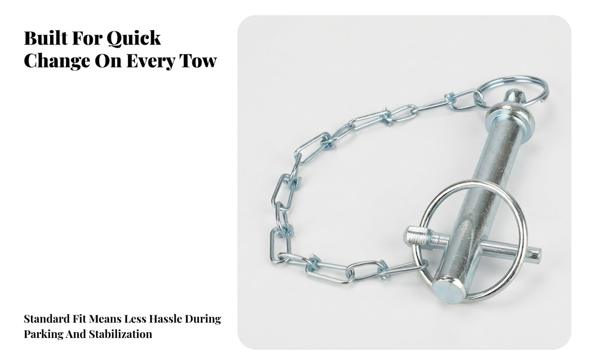 Rust-Resistant Trailer Jack Pin Assembly