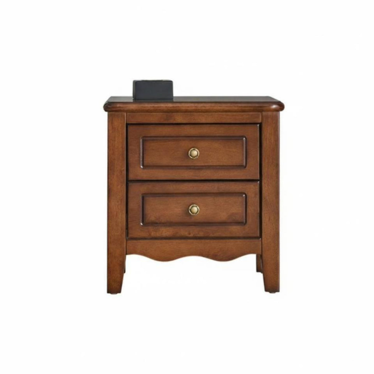 Roman pillar Nightstand With Storage Drawer Roman pillar End Table for Renters