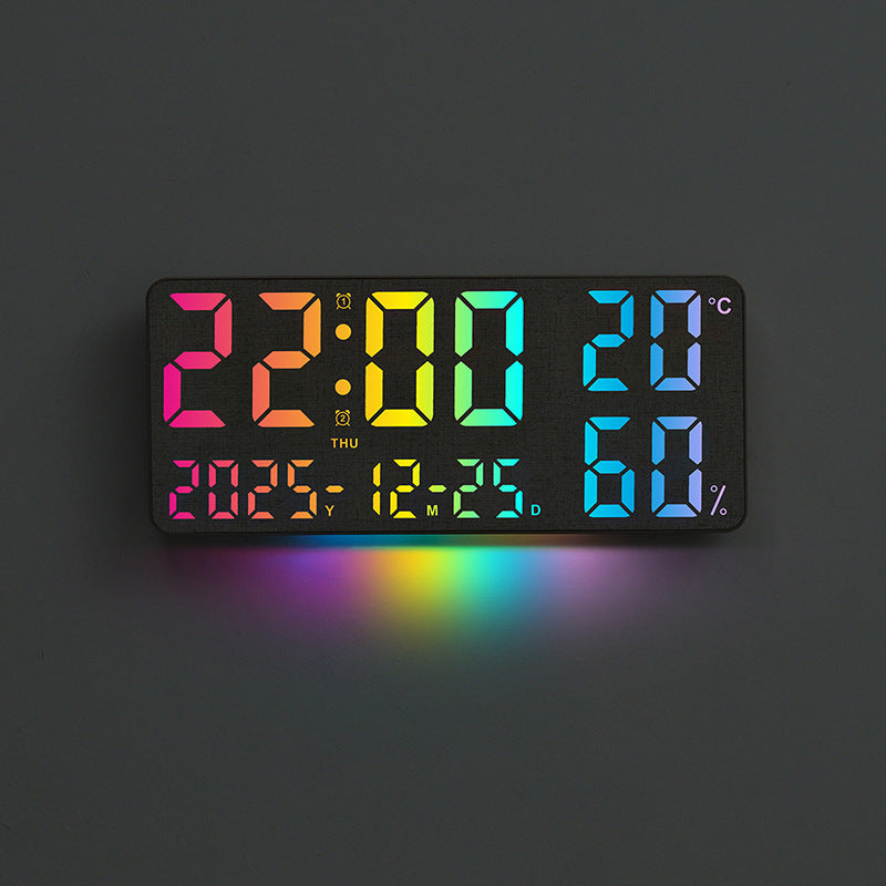 RGB Wall Clock with Ambient Light and Color Changing Feature