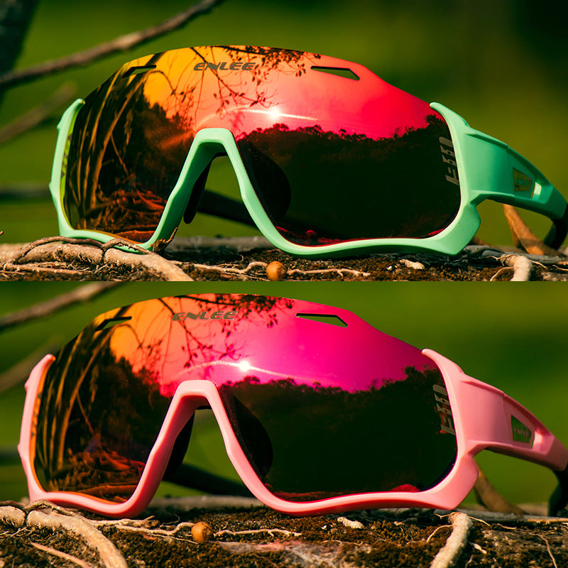 ENLEE Kids Sports Sunglasses with UV380 Protection, TR90 Frame, PC Lenses, for Cycling