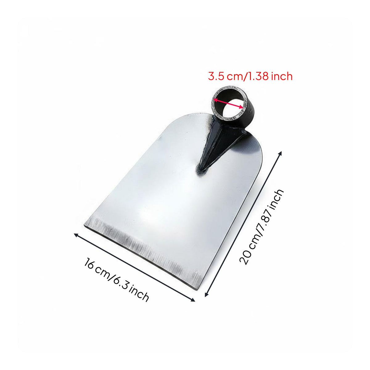 Manganese Steel Hoe Long-Lasting All Steel Hoe for Gardening, Farming