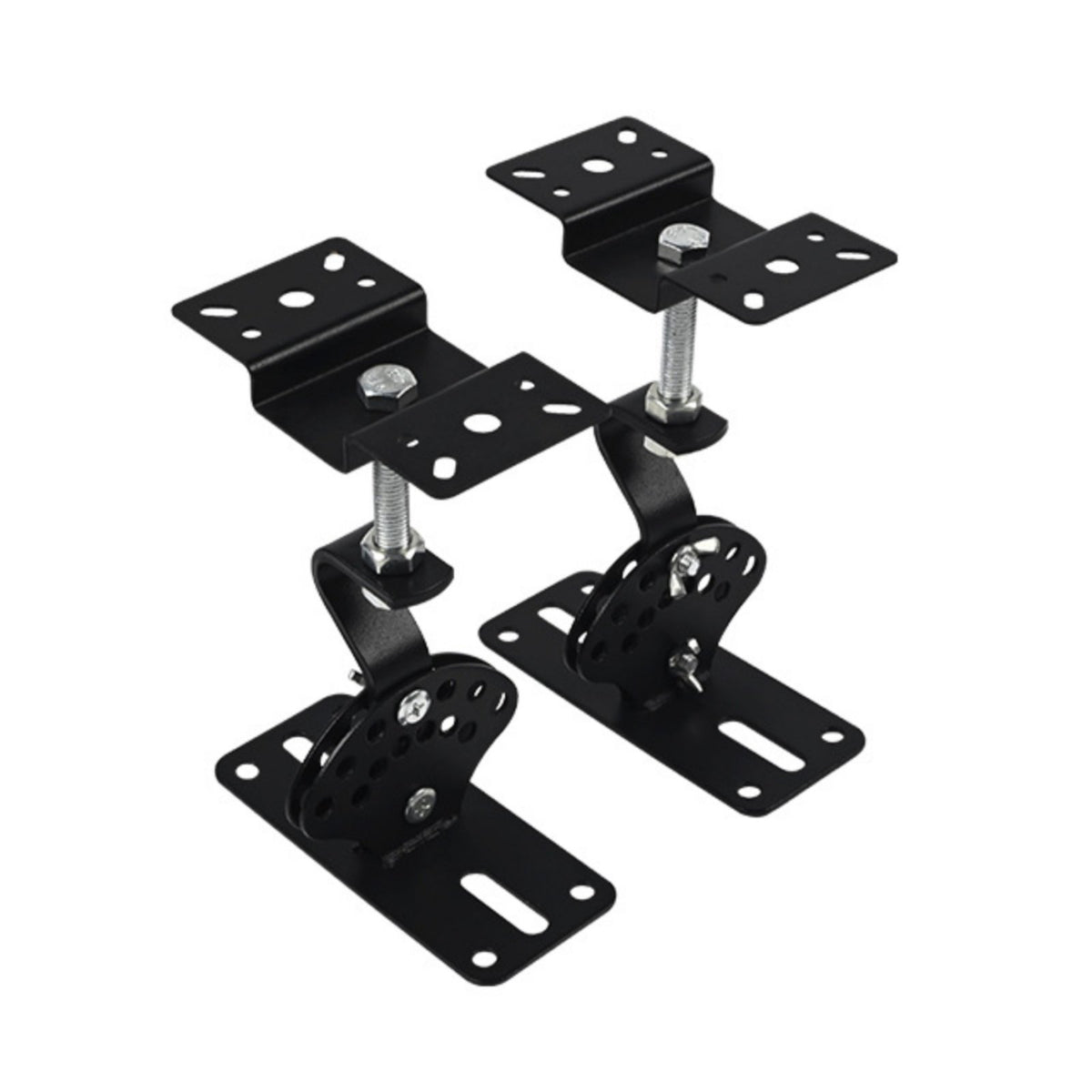 2 Pieces Adjustable Speaker Wall Mount 360° Rotation Swivel Ceiling Speaker Hanger Easy Installation for Studio