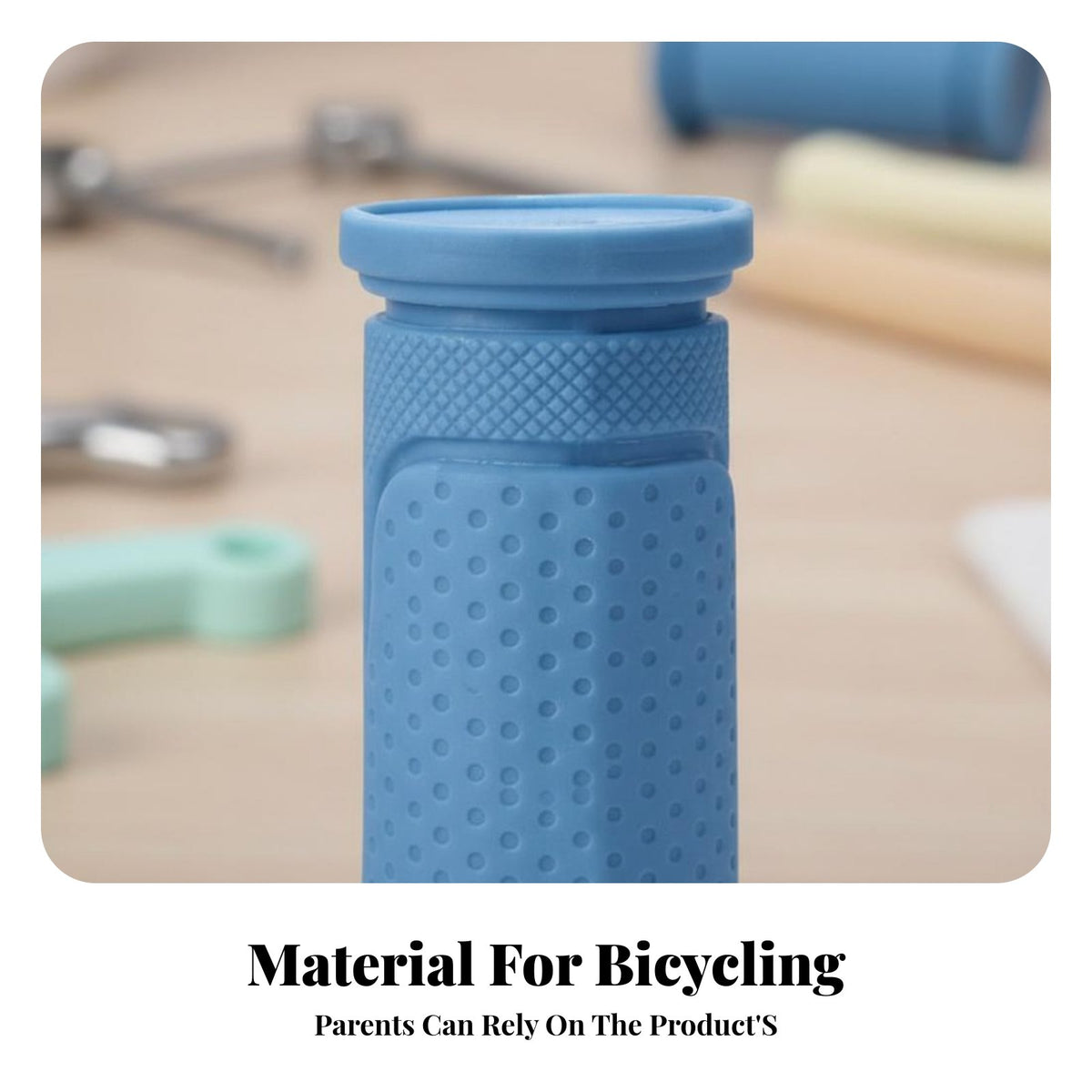 2 Pieces Kids Bike Handlebar Grips Comfort Design Children's Pedal Cycle Handle Covers Universal Fit Young Child Grips for Young Children