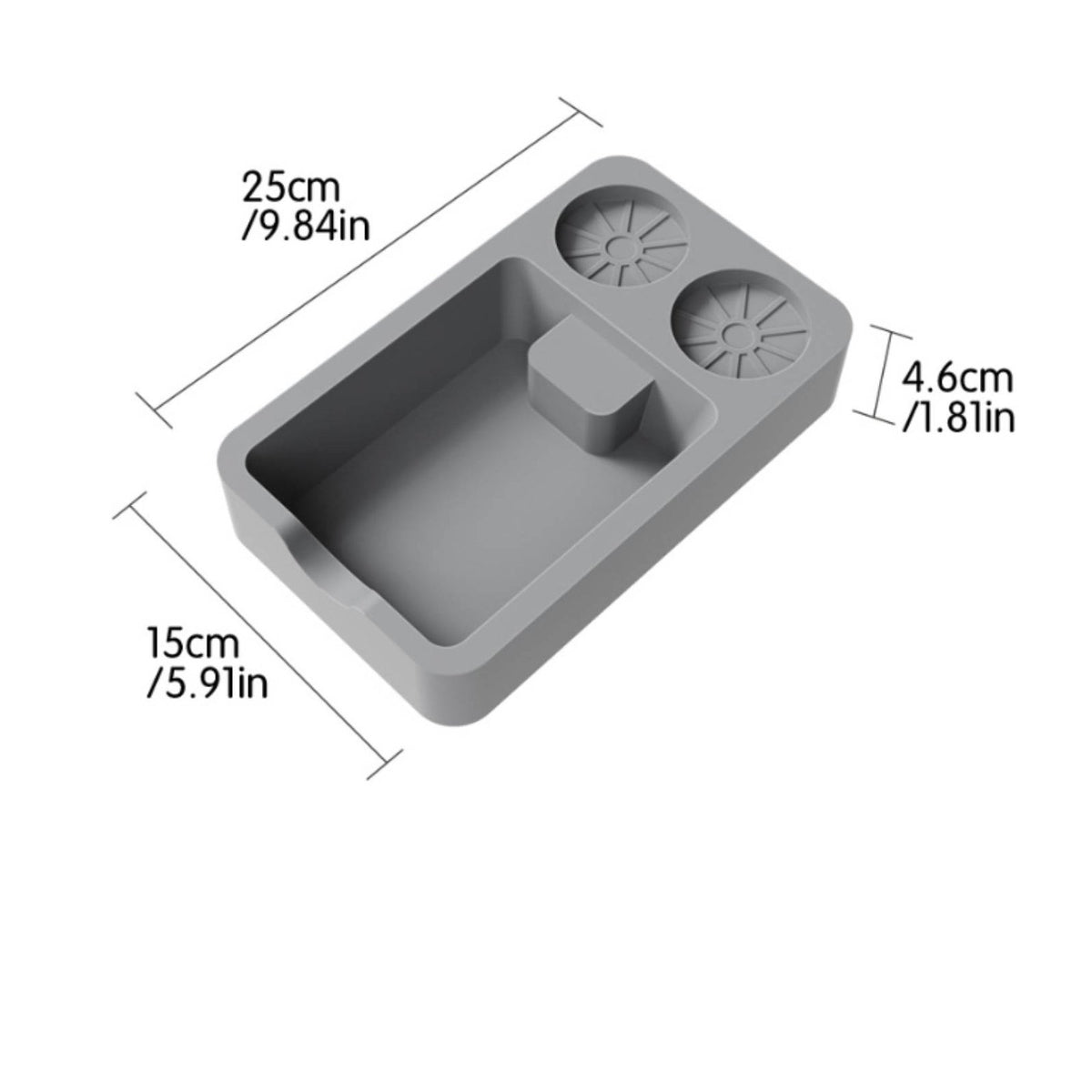 Silicone Tamping Mat Easy to Clean Coffee Tamper Mat Long-Lasting for Cafe
