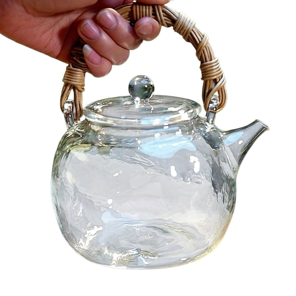 Glass Stovetop Teapot, Light Luxury Retro Style